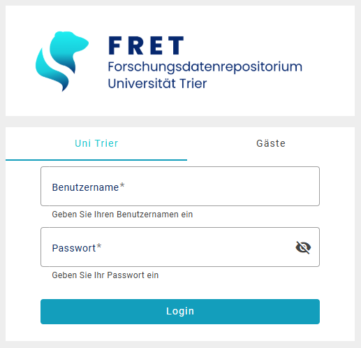 Login-Bildschirm